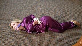 Purple Pajama Bondage With Blair Blouson HD