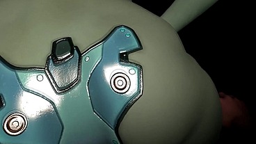 POV Robot Girl Strip tease