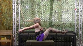 The Live Files - Little Red Girl in an extreme Predicament Bondage Presentation - Full Clip mp4