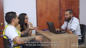 nymphomaniac wife seeks help from doctor