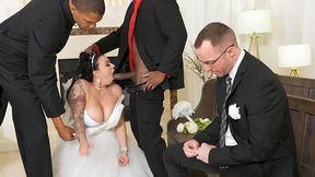 Payton's Big Day Goes Wild with Ebony Cuckold Frenzy