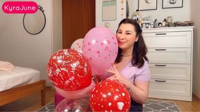 Helium Balloon Inflation - Inflating Balloons with Helium - Helium Balloons - by KyraJune