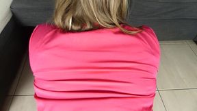my stepmom fuck with a bbc dildo in her big ass!