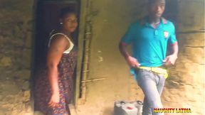 Naughty&#x1F608; Stepsis Craves Big Dick&#x1F346;: Mud House Threesome Action!