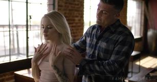 Cute Slim Petite Blonde Wanna Feel Her Stepdad's Dick Smashing Her Tight Trimmed Pussy