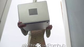 TINY4K Boyfriend turned on by webcam naked GF