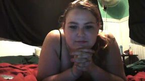 Bbw Chatting in a Tent
