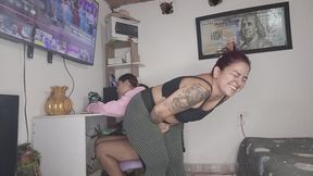 My girlfriend is concentrating on studying and I farted at her to interrupt her