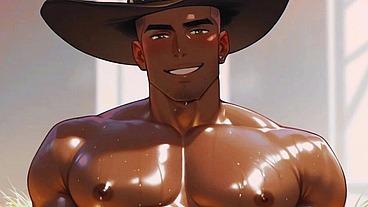 Hot hentai anime call-boys have gay orgy with old farmers with big dicks. Pinoy