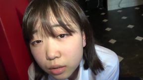 First Time Brunette Hina, Bareback Creampie in Uniform, Don&#039;t Get Caught!