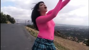 Just 'Two-Fisted Frenzy' Shayna Knight Goes Down on Both Dicks and Buttfucks