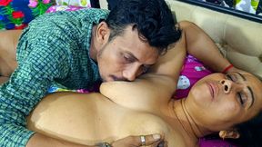Sexy yoga class teacher was getting fucked by her student while she was doing yoga.