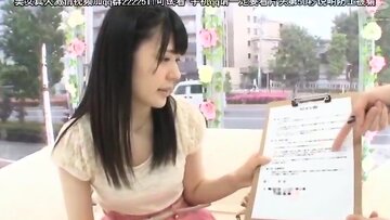 Japanese Babe Surprised By Nude Male Magic Mirror
