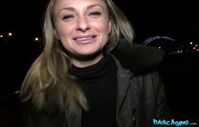 Loud Sex With Hot Russian Babe - sucking for cash outdoors