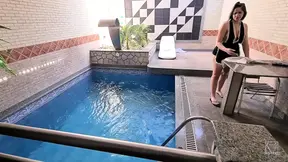 Liters-sized Enemas for Dirty, Thirsty Interracial Fuckbuddies - Swallowed by Young Blonde Sluts