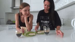 Lots of food and a review of bloated bellies sm BB