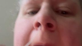 Sneezing fetish and snotty mess