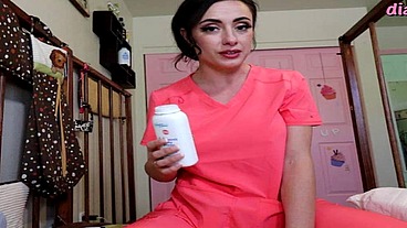 Nice Nurse AmaRio Changes messy diaper