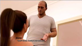 Inside Jennifer 3 - Jimmy got a blowjob while Jennifer masturbated on the train
