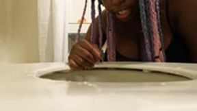 Tiny Kevin Sneaks into his Giantess Boss Private Bathroom  1080 smaller