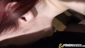 Big Breasted ginger Violet Monroe pleasures old man & bred