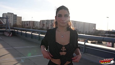 GERMAN SCOUT - Fit Italian Girl Lola Danger with small Tits Pickup for Hard Casting Fuck