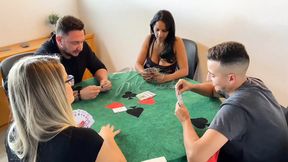 The card game ended up becoming a couple exchange
