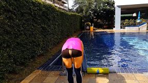 special sport pants for public area flashing