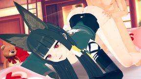 Zenless Zone Zero: Miyabi Hoshimi's Insane Rough Sex Orgy of Unbridled Hentai Madness