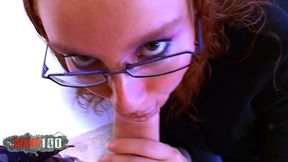 little french redhead teacher lola bella fucked in the ass in the classroom - remastered