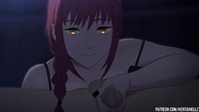 Makima enjoys Denji's anal&#x1F44C; pleasure