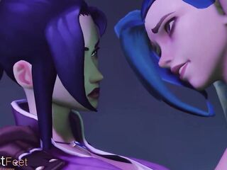 Jinx tickled by Caitlyn (Arcane)