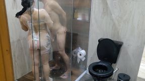 So This Is What Stepbrother Does to His Stepsister in the Bathroom
