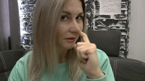 Picking your noses, and pluck your nosehairs WMV FULL HD 1080p