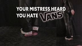 Your Mistress Heard You Hate Vans (Double Close Version) - TamyStarly - Cock Balls Crush Trample, Shoejob, CBT, Trampling, Bootjob, Stomping