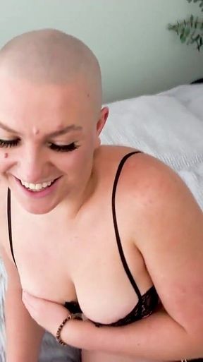 Punk Teen with Bald Head and Big Ass Fucked Hard!