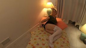 stepbrother fucks stepsister while she is talking on the phone to her boyfriend