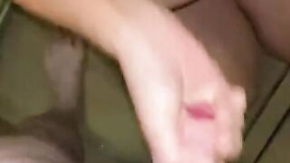 milf Make Turf Job and gives Fucked Her Twat with Cummed on Boobs (SLOW MOTION CUMMED)