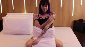 sweet emo princess gets sexual healing through porn casting after toxic breakup