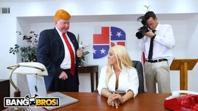 Sexy - Luna Star Gets Grabbed By The Pussy At The White House!