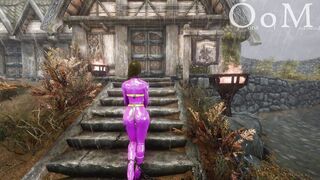 Oona's Second Quest / Chloe - Part two / Trapped into Pink Rubber Catsuit and Chastity