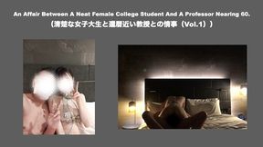 Steamy fling between innocent coed and aged prof, hot sex ensues