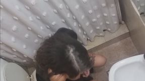 I was caught on camera in the bathroom 2