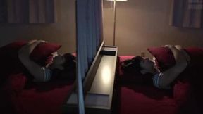 Raunchy Widow Seduces Younger Lover in Steamy Threeway Frenzy