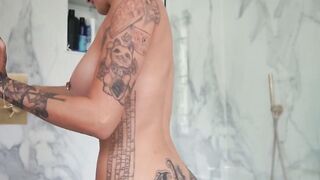 DIRTY LITTLE SECRET! Tattooed Wife Coco Bae Gets Fucked Everywhere While the Maid Cleans... And You Wont Believe What Happens Next!