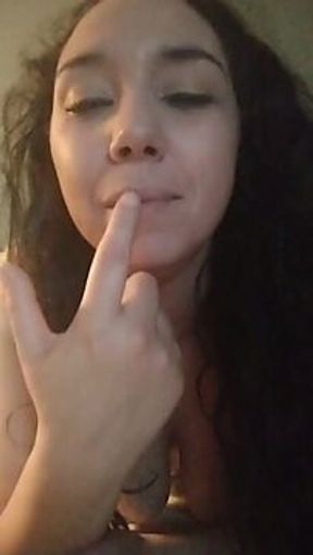 Imagine me choking on your cum after a dirty little mouthfuck