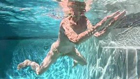 we went swimming in a private pool in hawaii kai