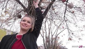 GERMAN SCOUT - PETITE TEEN (18) Olivia Sparkle Seduce to Casting Sex