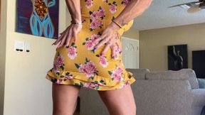 Yellow dress dance off