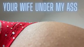 Your Wife Is Gonna Suffer Under My Butt | Femdom POV | WMV